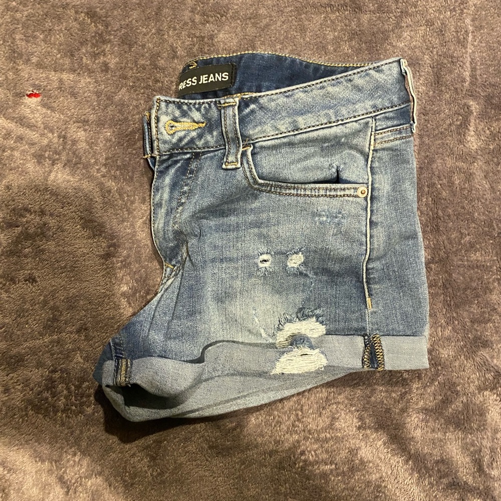 Express denim shorts